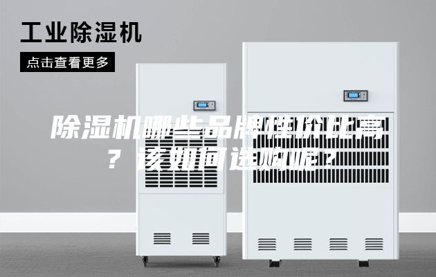 除濕機哪些品牌性價比高？該如何選購呢？