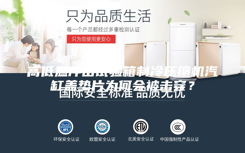 高低溫沖擊試驗(yàn)箱制冷壓縮機(jī)汽缸蓋墊片為何會被擊穿？