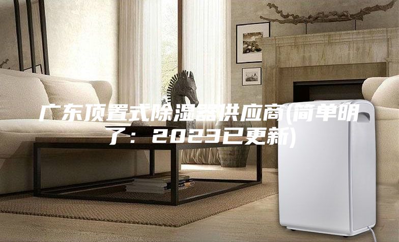 廣東頂置式除濕器供應商(簡單明了：2023已更新)