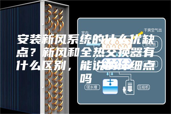 安裝新風系統的什么優缺點？新風和全熱交換器有什么區別，能說的詳細點嗎