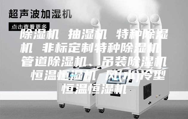 除濕機 抽濕機 特種除濕機 非標定制特種除濕機 管道除濕機、吊裝除濕機 恒溫恒濕機 風(水)冷型恒溫恒濕機