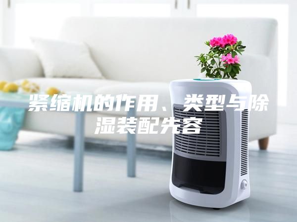 緊縮機的作用、類型與除濕裝配先容