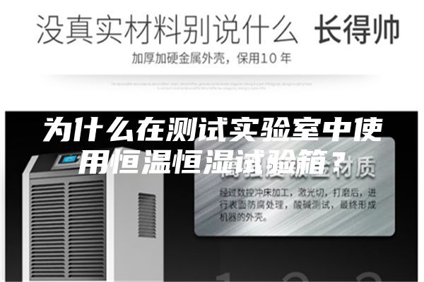 為什么在測試實驗室中使用恒溫恒濕試驗箱？