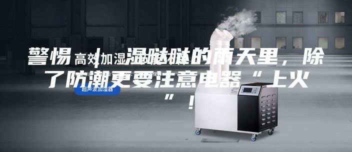 警惕 | 濕噠噠的雨天里,除了防潮更要注意電器“上火”!